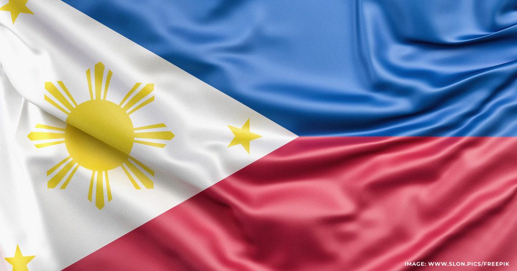 Flag of the Philippines.