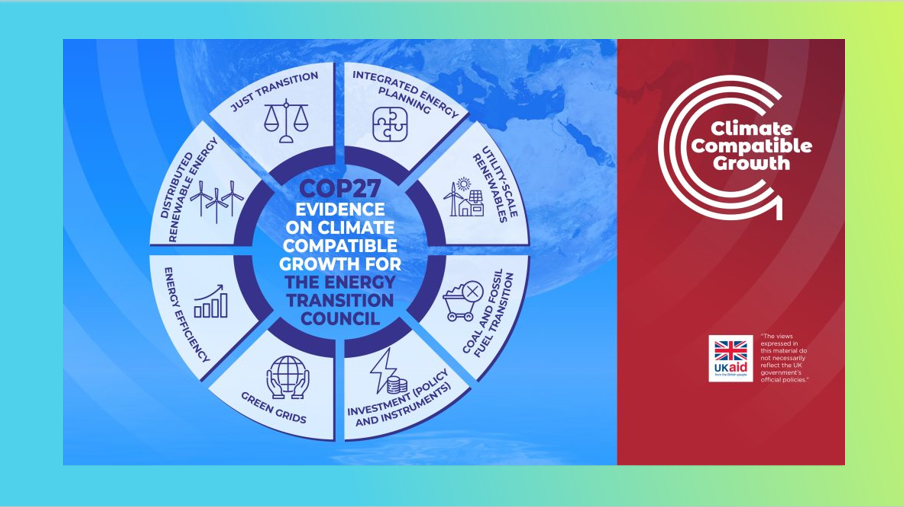 Evidence on Climate Compatible Growth for the Energy Transition Council [CLOSED]