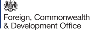 FCDO Logo, Foreign, Commenwealth & Development Office.