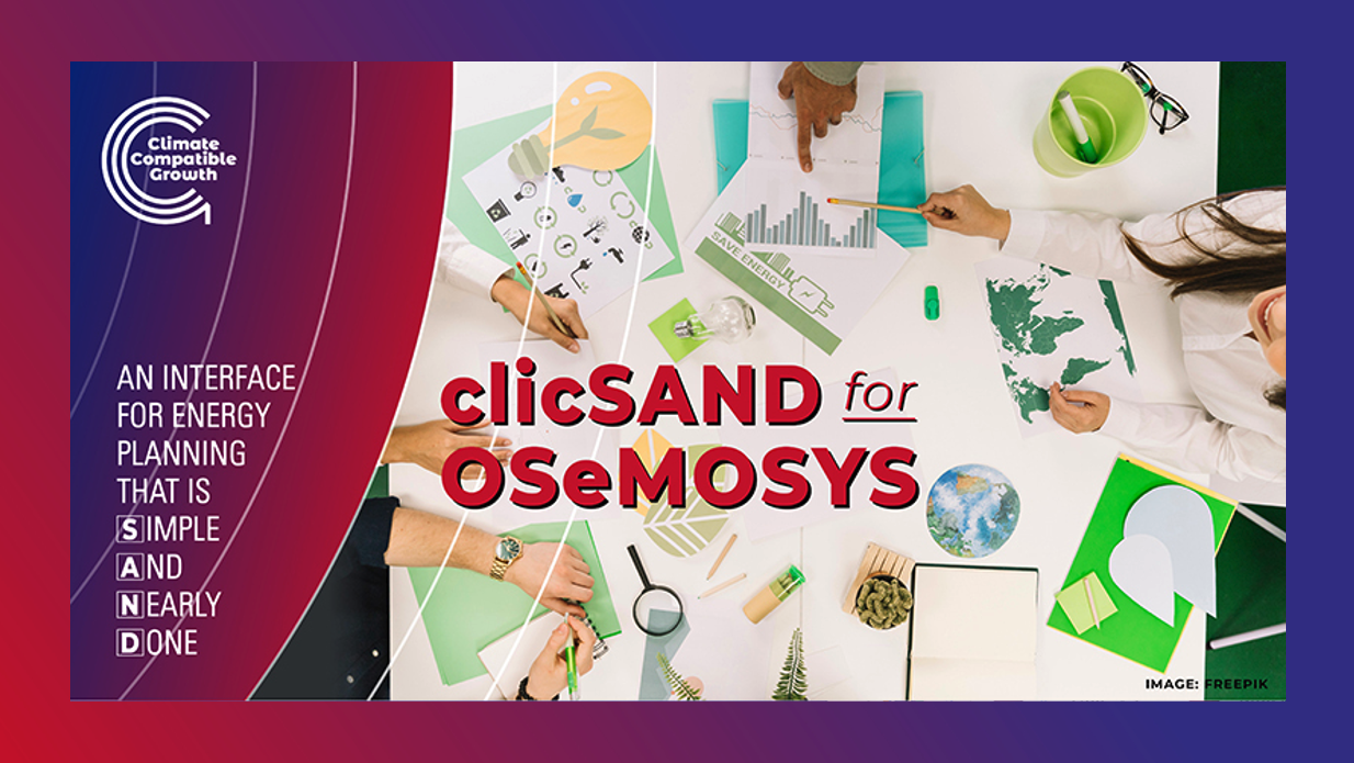 <strong>clicSAND for OSeMOSYS: a user-friendly interface using open-source optimisation software for energy system modelling analysis</strong>