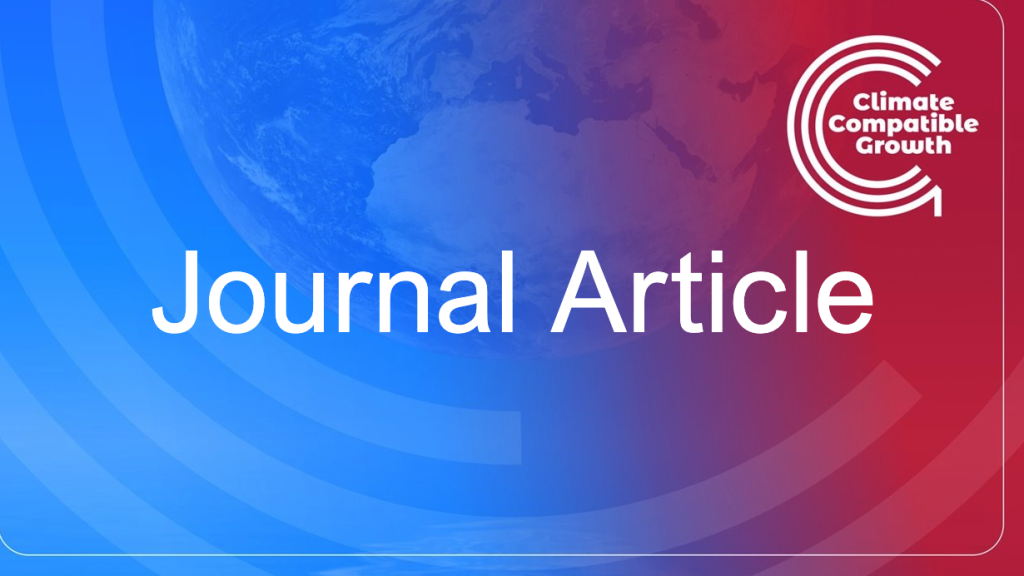 Image titled "Journal Article", CCG logo in the top right corner.