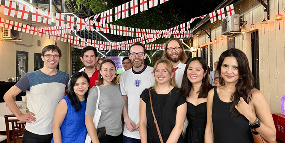 CCG with the British Embassy team in Hanoi during the November 2022 mission
